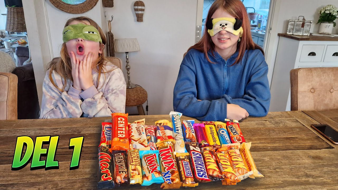 TASTE TEST MED CHOKOLADE BAR🍫KAN PIGERNE SMAGE FORSKEL😀