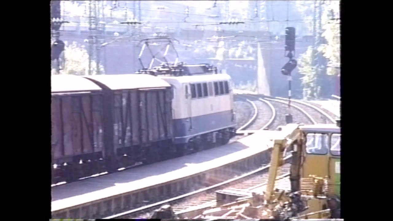 Oktober 1986: Spessartrampe Laufach Heigenbrücken Oktober 1986