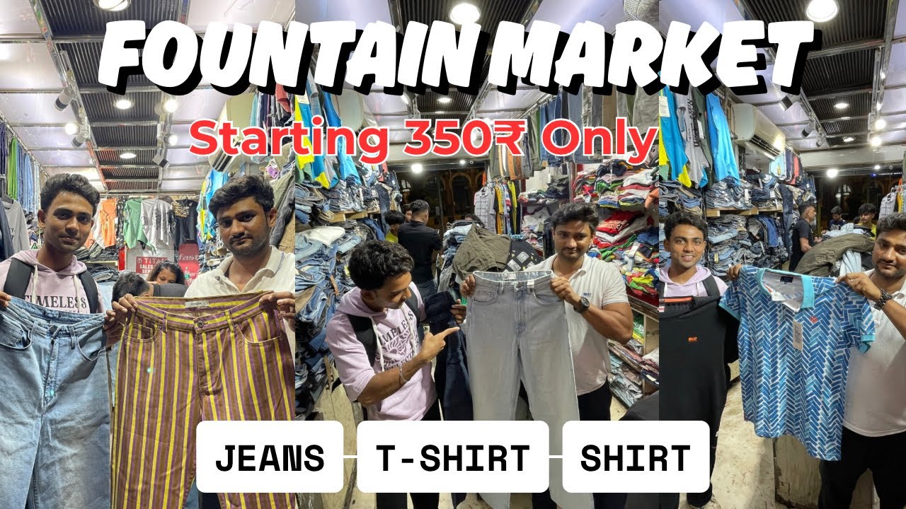 Fountain Market CSMT😍|| Starting 350₹Only😱 Cheapest Street Market Mumbai #exploring #outfit #vlog