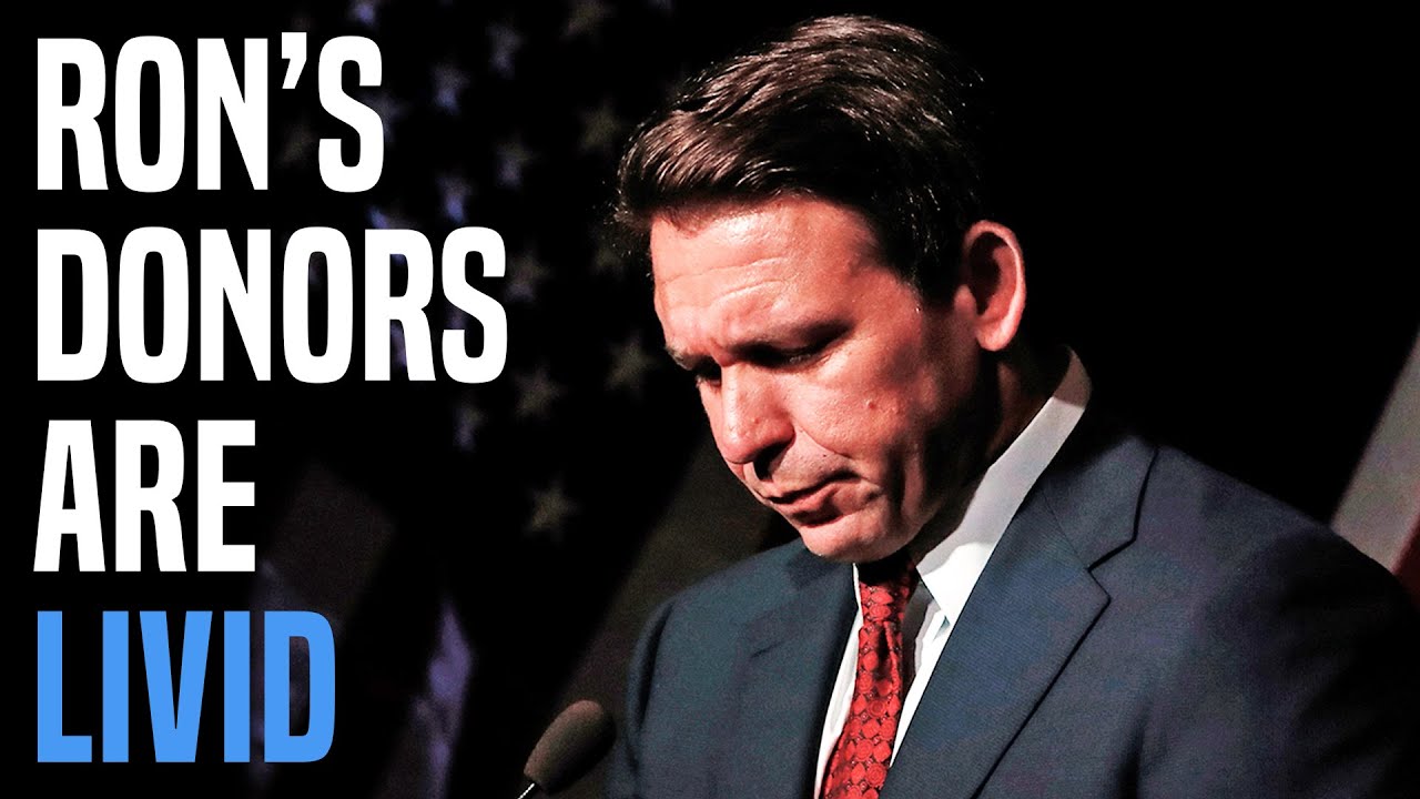 DeSantis megadonors REVOLT, FURIOUS about Ron going MAGA