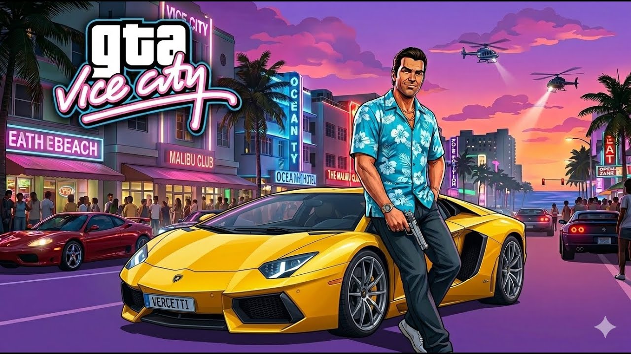 GTA Vice City Full Mission Gameplay 🔫 #GTAViceCity #LiveStream #Gaming #TommyVercetti #RockstarGame