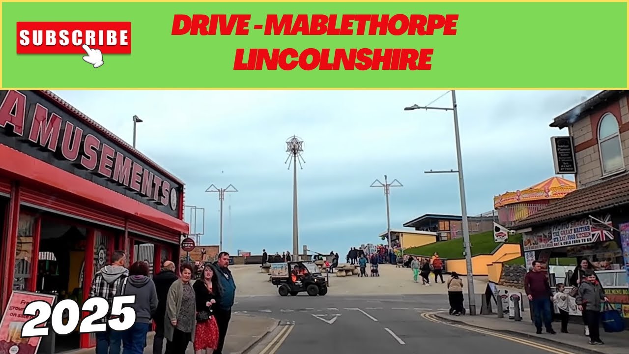 Driving Through Mablethorpe to Haven Golden Sands | Lincolnshire Coastal Road Tour
