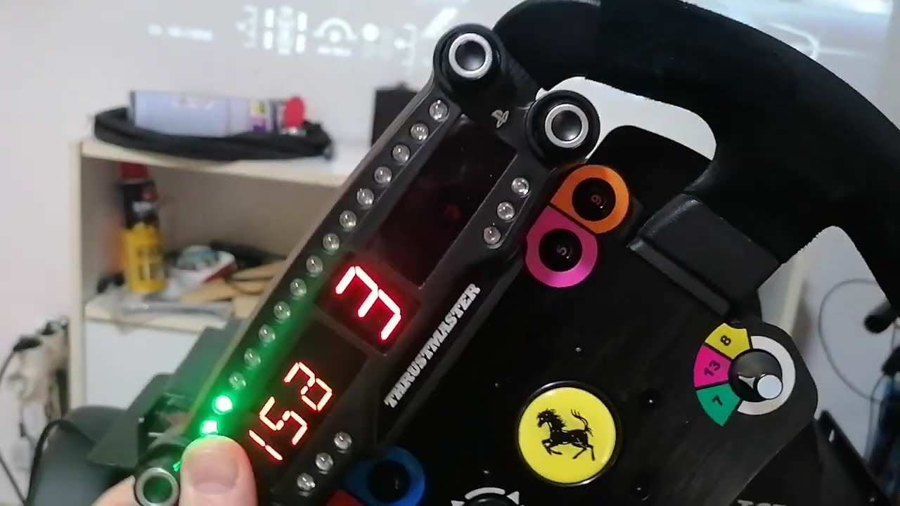 Montaje Bt led display thrustmaster ps5 en ARO TM OPEN WHEEL