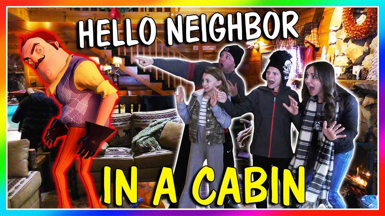 HELLO NEIGHBOR REAL LIFE В СНЕЖНОЙ КАБИНОЙ | Мы - Дэвисы