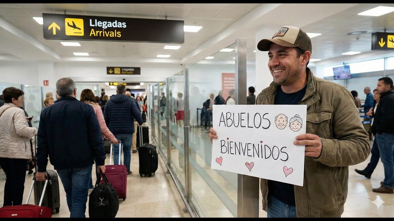 Misión Aeropuerto: Buscando a los Abuelos 👴👵 + ¿Las niñas los reconocen?