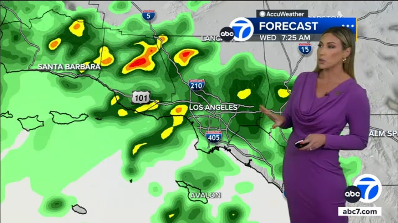 Los Angeles to see rain as early as Tuesday afternoon and on Christmas Eve