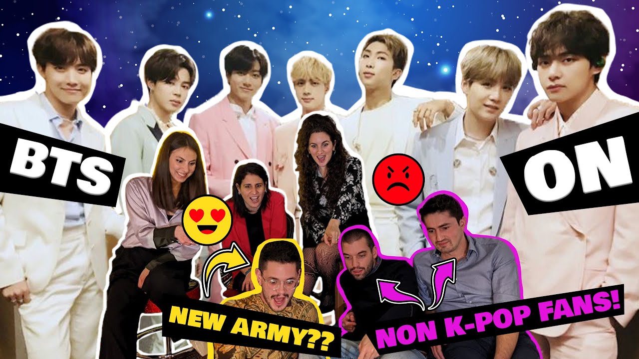 FRIENDS REACT to BTS for the FIRST TIME - ON | 방탄 소년단에 대한 첫 반응