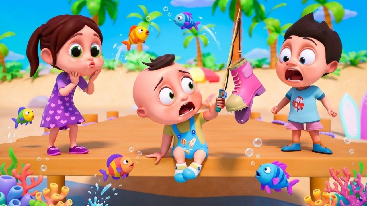 Fische fangen Kinderlied 🐟🎣| Viele weitere Lieder & Spa&szlig;! 🎶 Baby Berry
