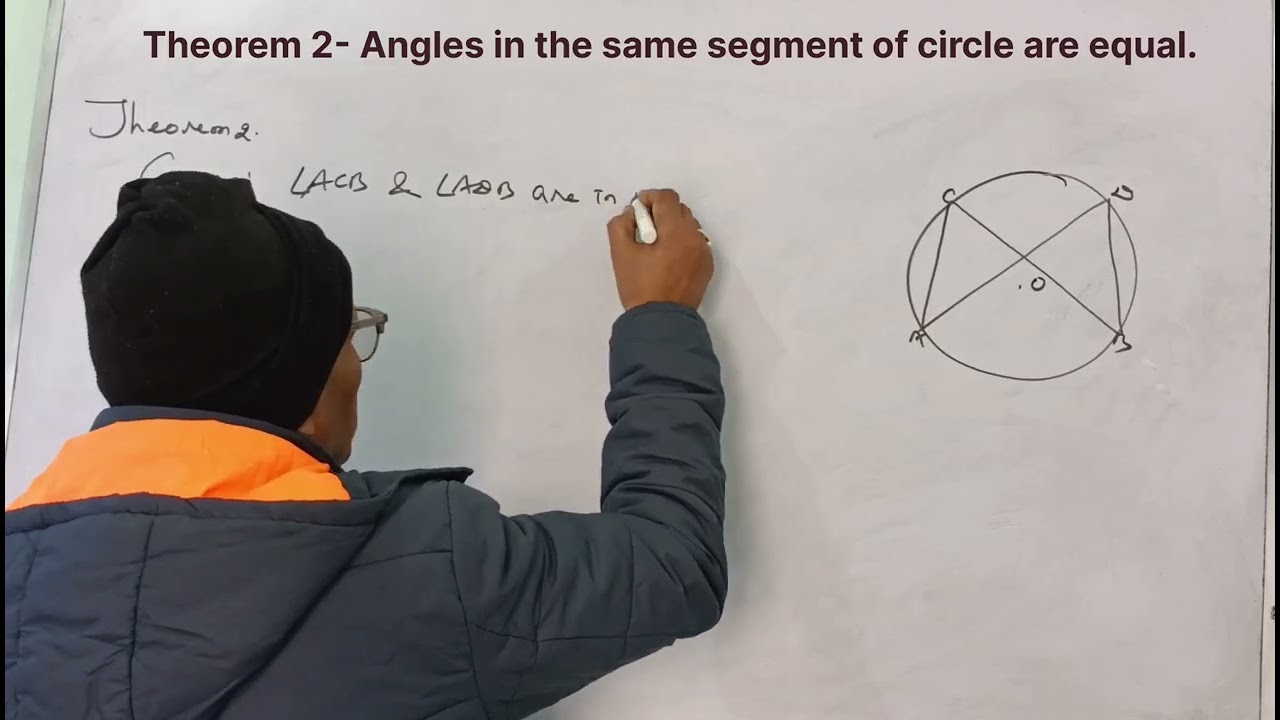 Lecture 7 Circle - Theorem part 3. Class 9.