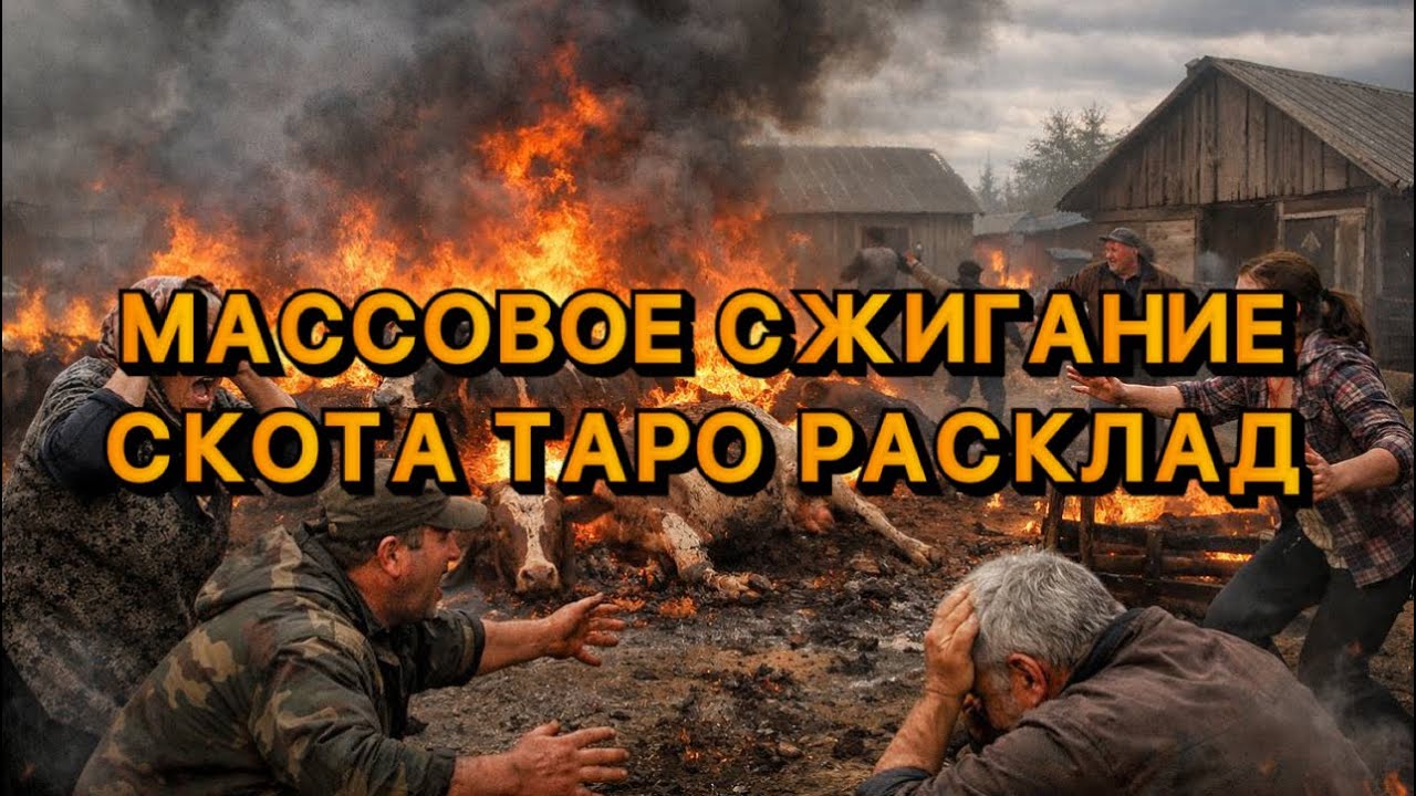 МАССОВОЕ СЖИГАНИЕ СКОТА ТАРО РАСКЛАД