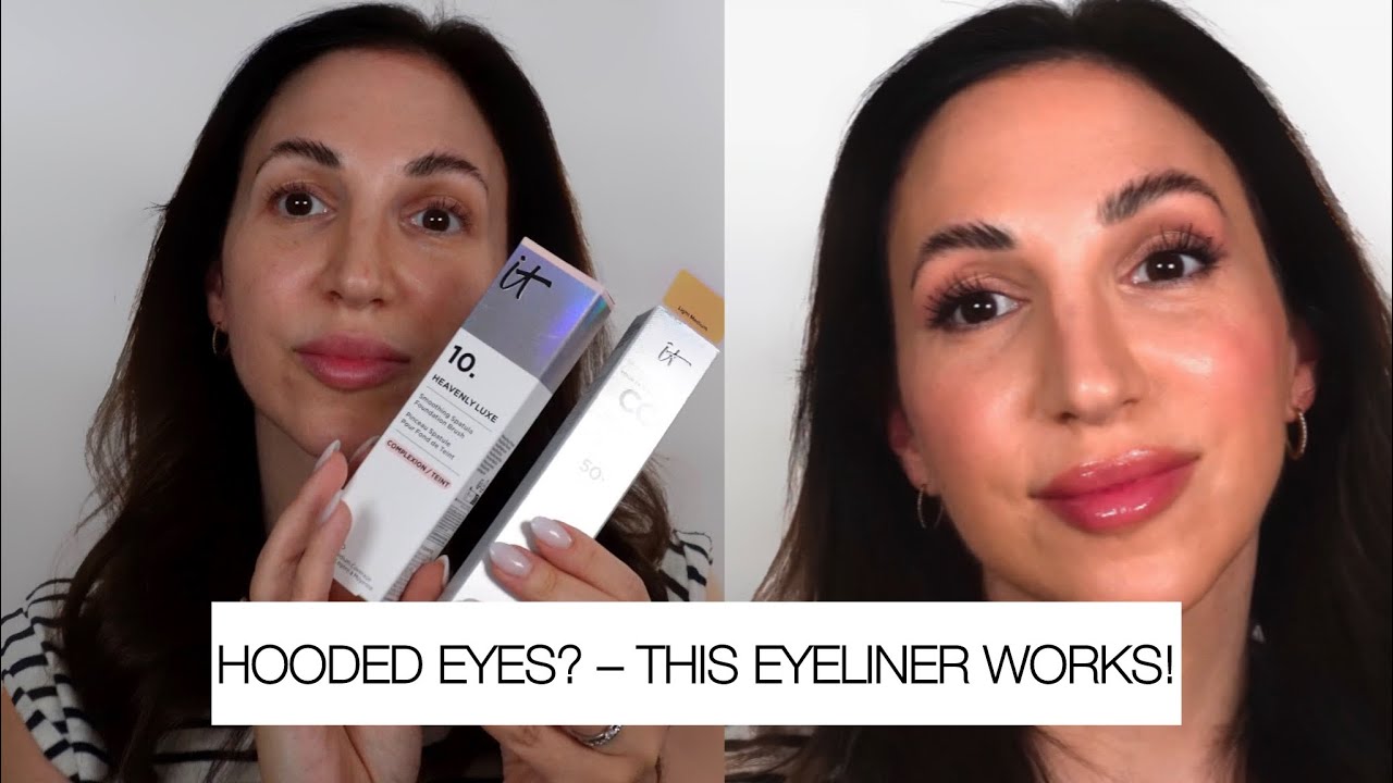Hooded Eye Eyeliner Made Easy | Simple Glow Look with Bronzer, Blush & Gloss