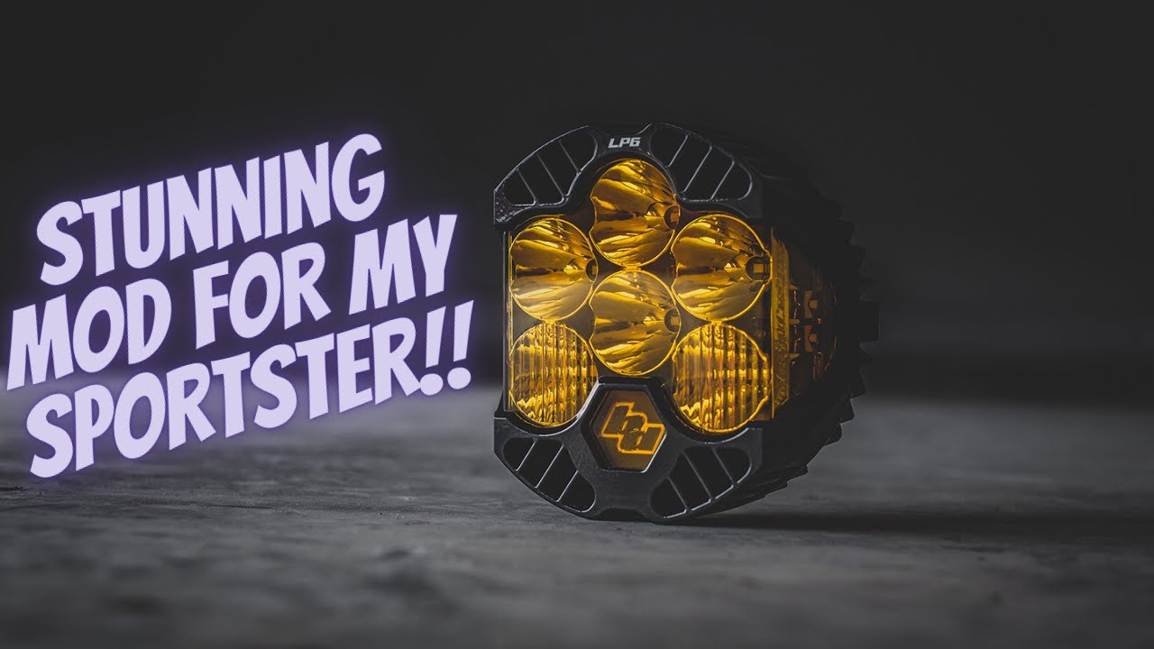 Baja Designs LP6 Headlight For the Sportster