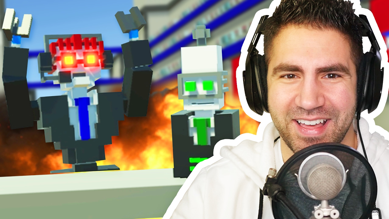 ONE OF THE FUNNIEST GAMES I'VE EVER PLAYED - Clone Drone in the Danger Zone Part 1 | Pungence