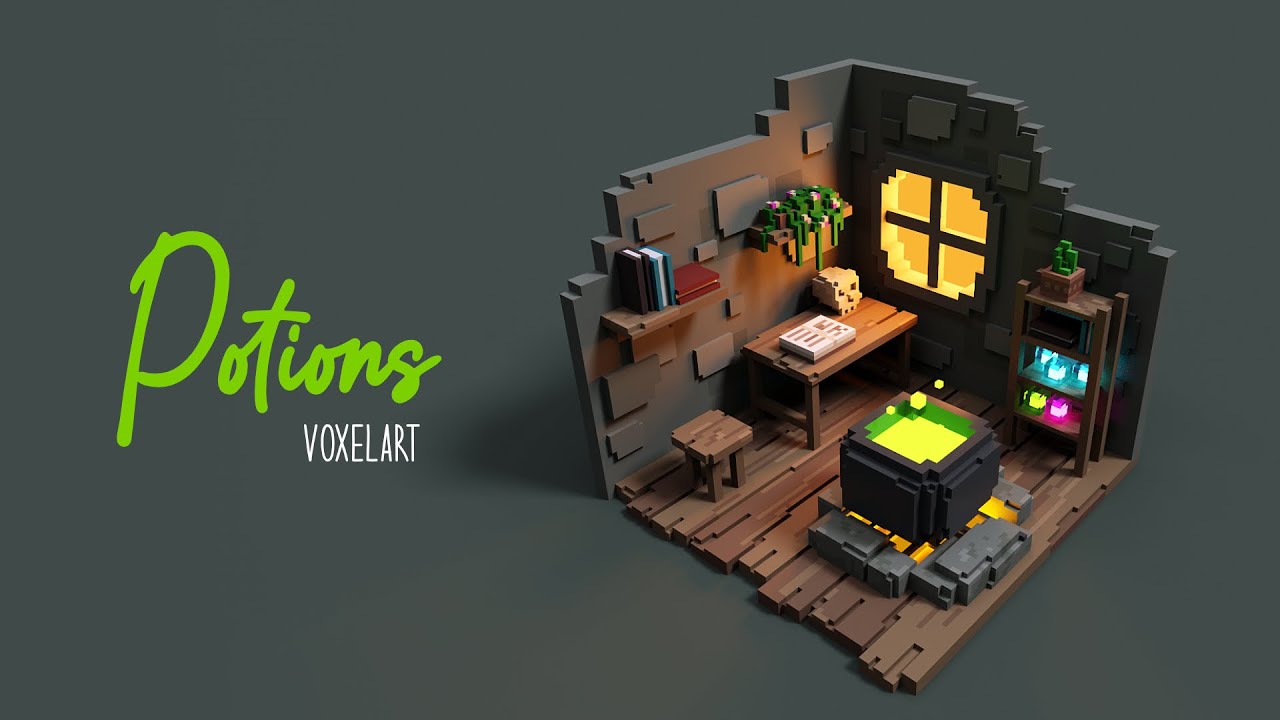 Potions / Voxel Art