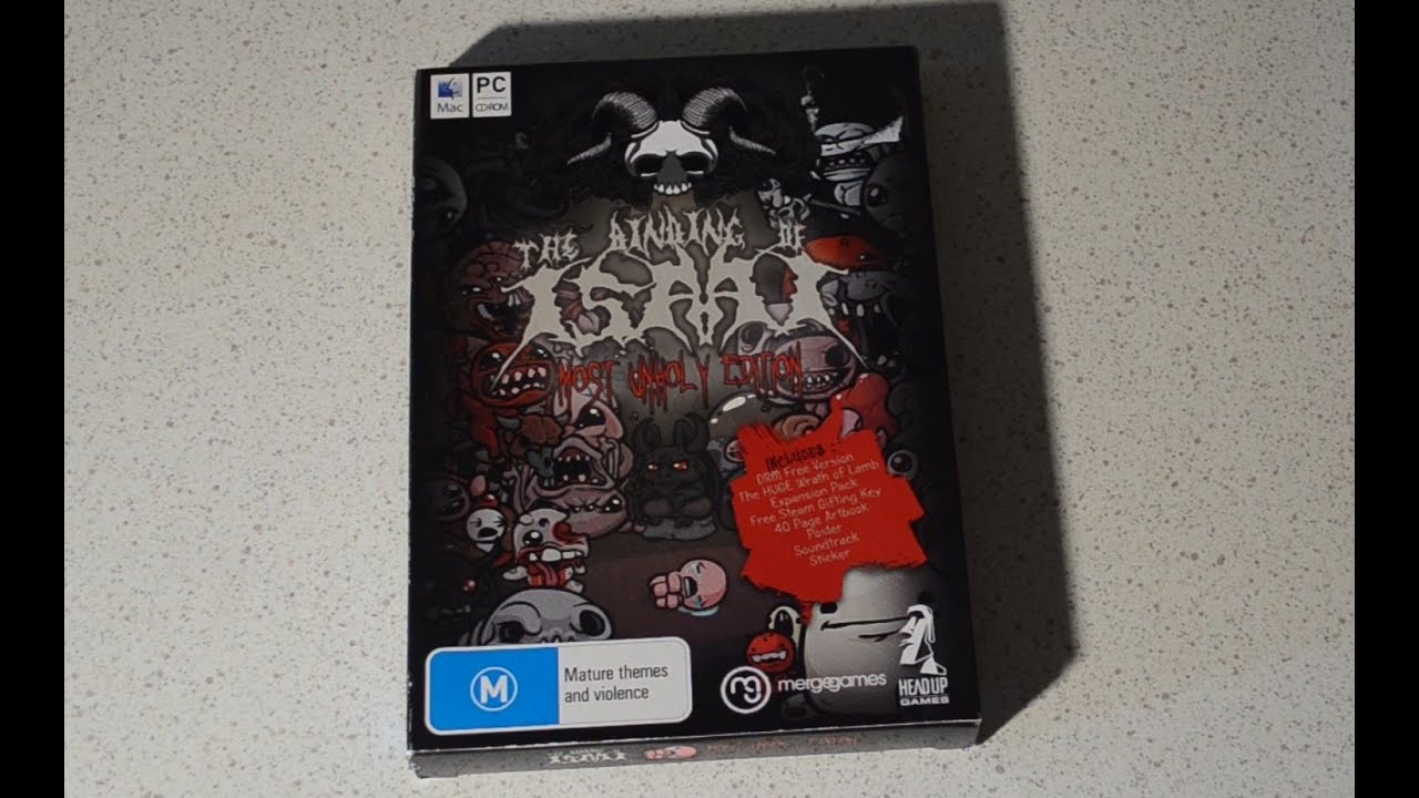 Распаковка The Binding of Isaac - Most Unholy Edition