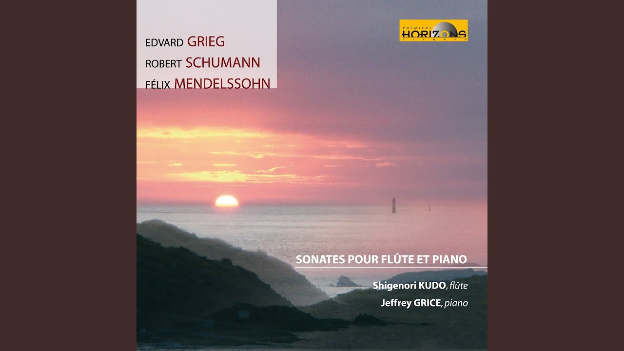 Sonate pour flûte et piano in A Minor, Op. 105: I. Mit leidenschaftlichem Ausdruck