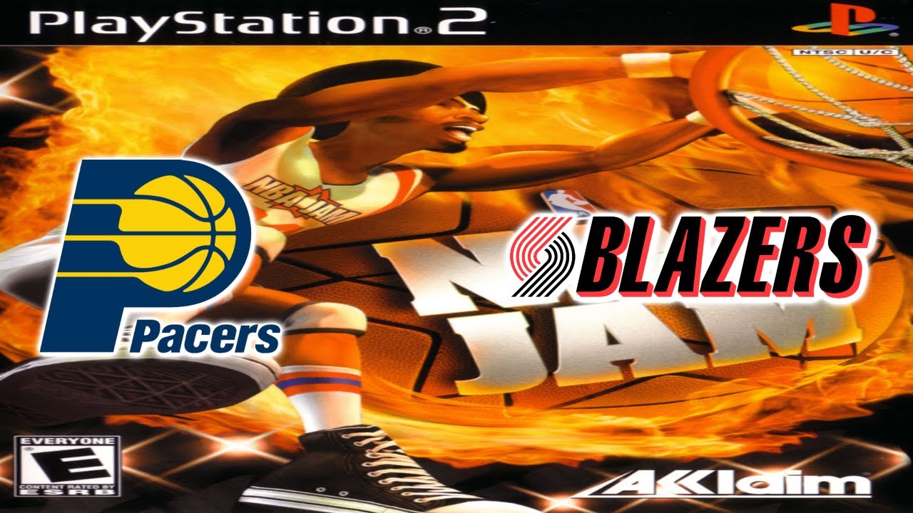 NBA Jam PS2 Gameplay - Indiana Pacers @ Portland Trail Blazers