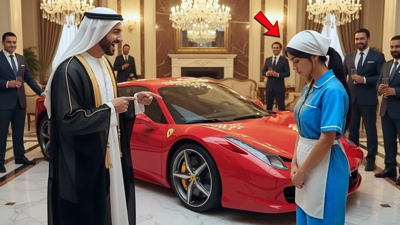 ＂سأعطيك سيارتي الفيراري إذا اتصلت!＂ - سخر الملياردير العربي من الخادمة الفقيرة، وفي النهاية أسكتتهم
