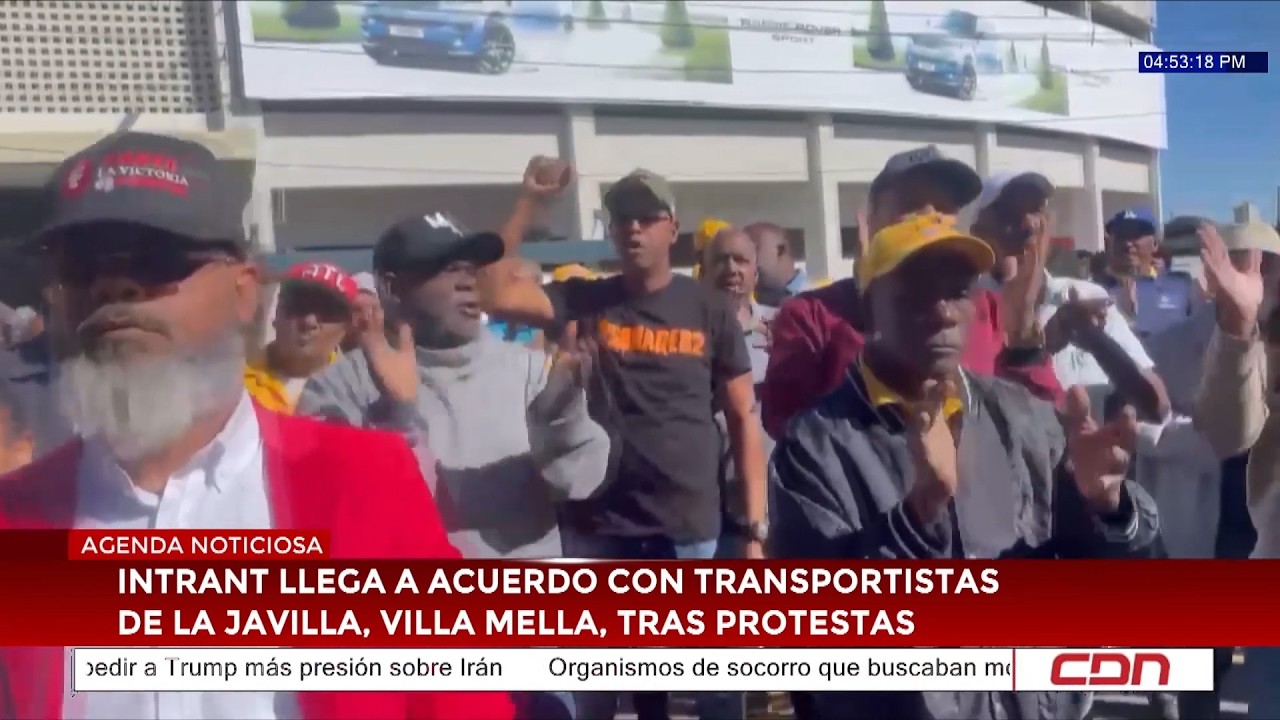 Intrant llega a acuerdo con transportistas de La Javilla, Villa Mella, tras protestas