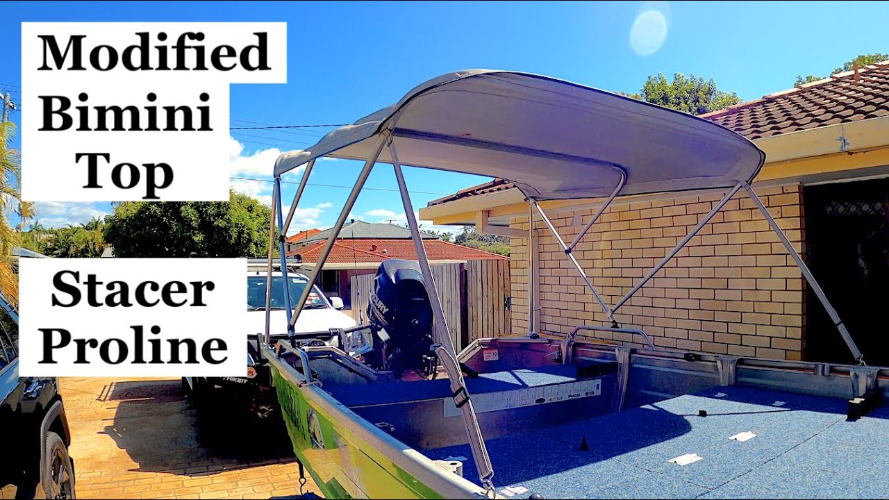 Bimini Top, AWESOME small mod, Stacer Proline 399