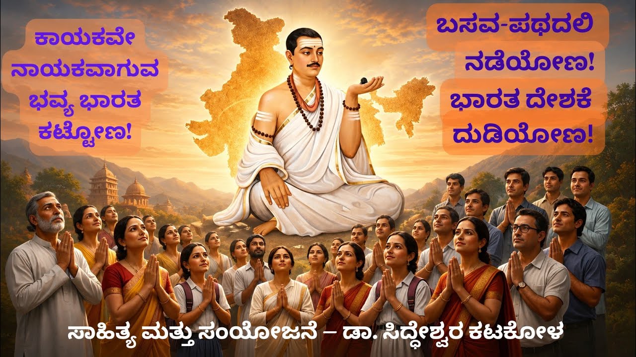 “ಬಸವ-ಪಥದಲಿ ನಡೆಯೋಣ!”🙏-ಡಾ. ಸಿದ್ಧೇಶ್ವರ ಕಟಕೋಳ #basavannasongs #basavajayanthi #drskmusic 