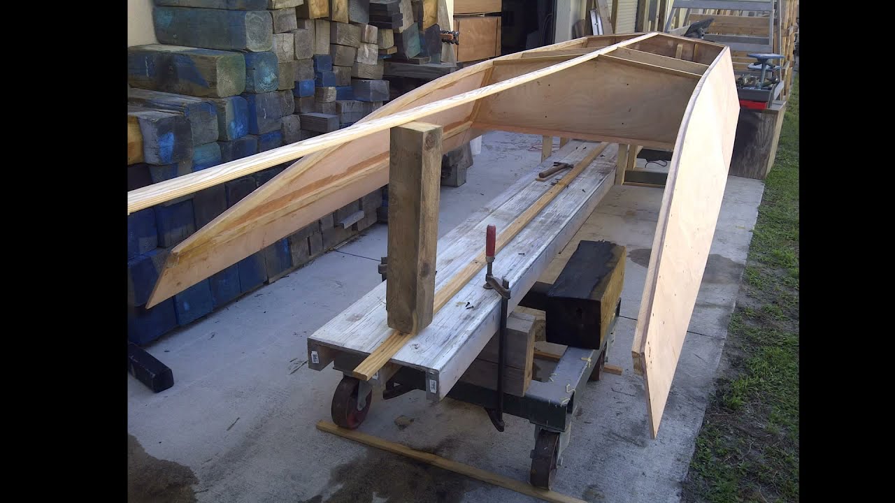 Garvey Style Skiff Build Slideshow, Stuart, FL