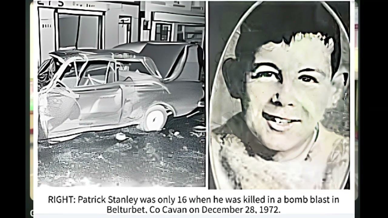 Geraldine O`Reilly and Patrick Stanley 28 12  1972