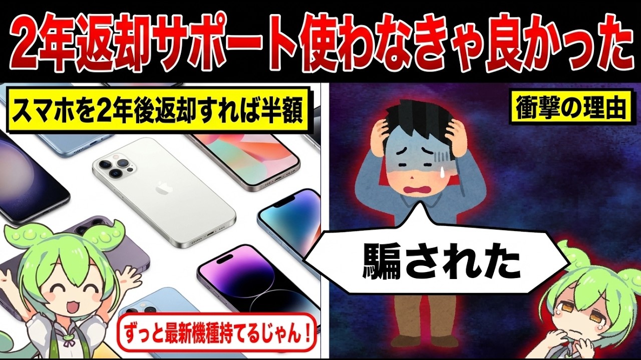2年返却サポートなんか使わなきゃよかった…