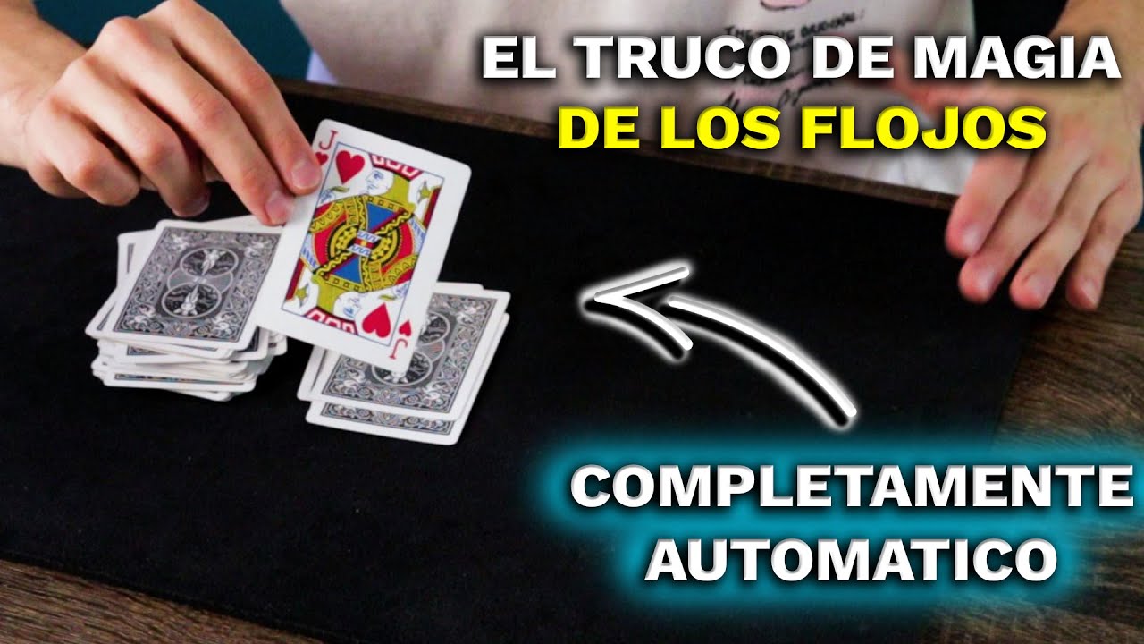Truco De Magia AUTOMATICO (NUNCA Tocas Las Cartas)