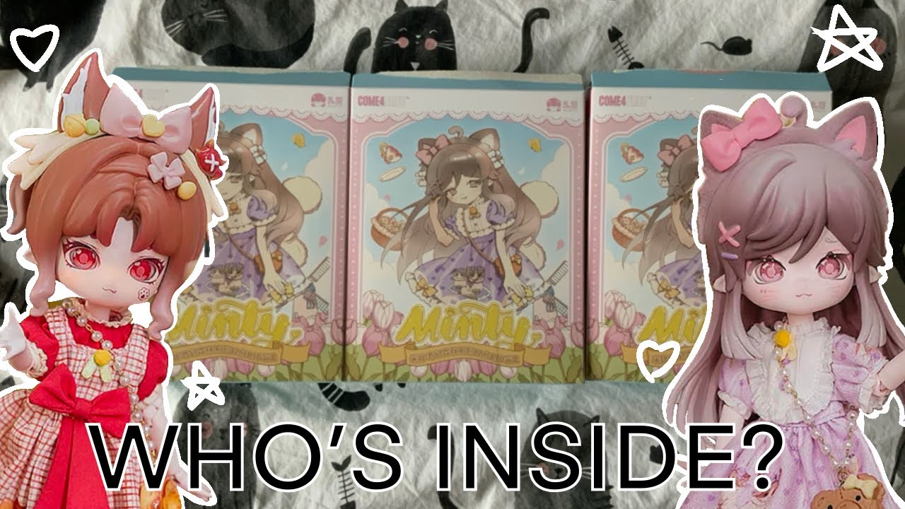 Opening 3 Minty Fantasy Forest BJD blind boxes!