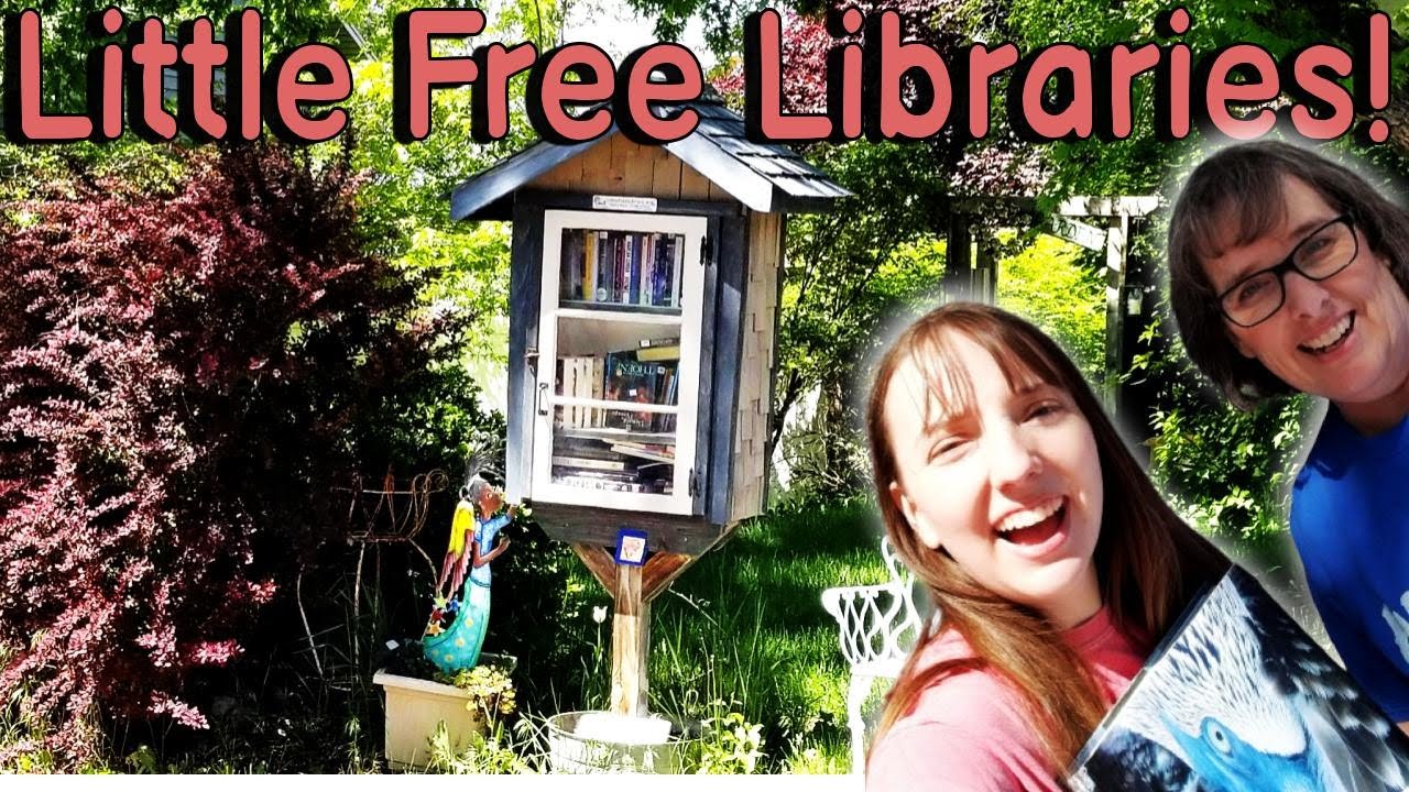 First Time Going LITTLE FREE LIBRARY HUNTING!