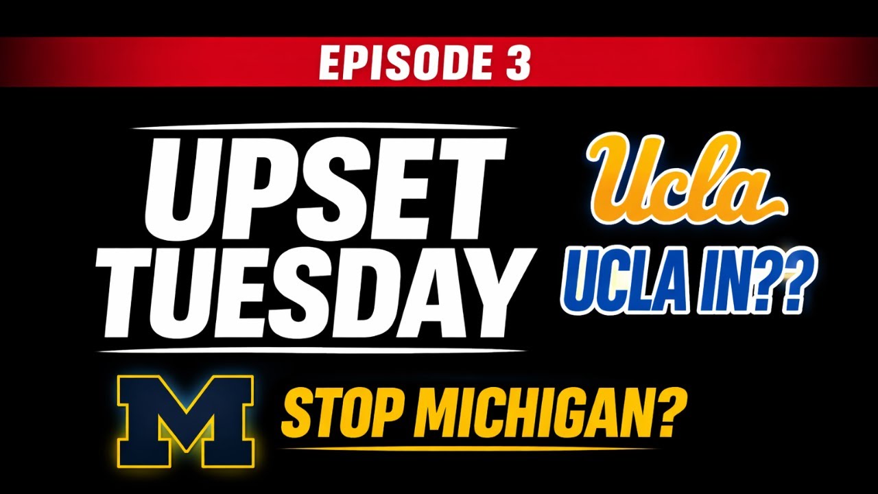 TD Hoops LIVE | Upset Tuesday Is UCLA a Tournament Team Can Anyone Beat Michigan Recaps Previews