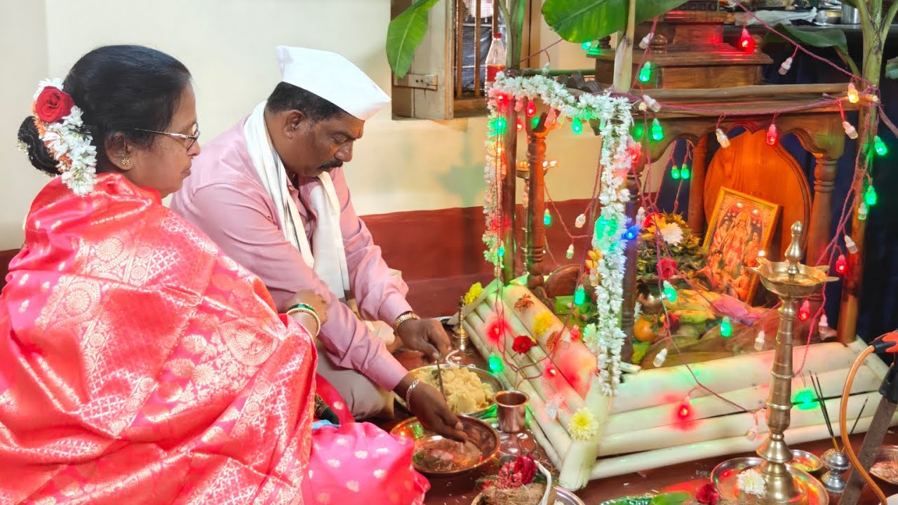 Satyanarayan pooja of our village house vengurla😌