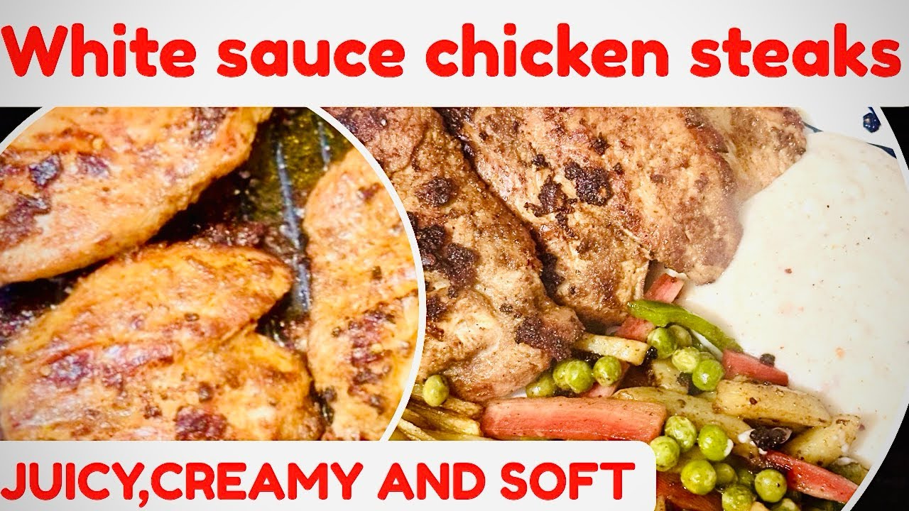 How to make creamy and juicy chicken steak| chicken steak in restaurant style |budget friendly steak