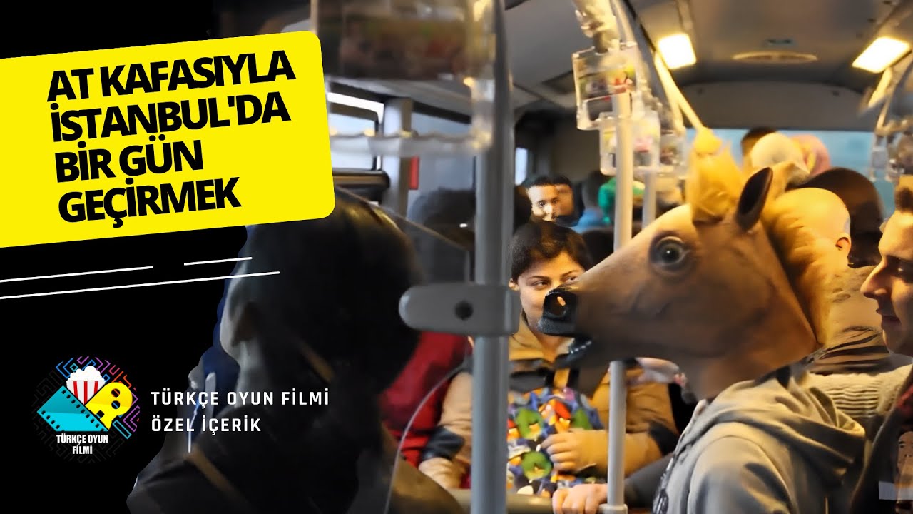 At Kafasıyla İstanbul'da Bir Gün Geçirmek | A Day With Horse Head Mask in İstanbul