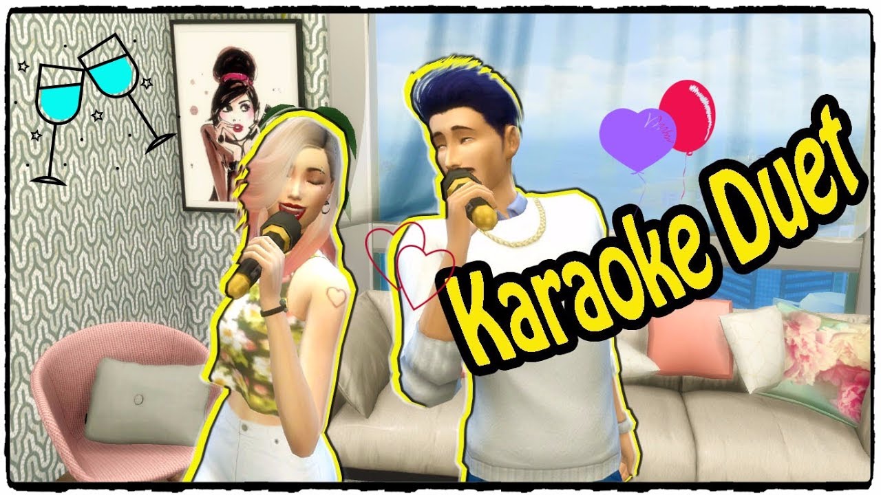 The Sims 4 - Karaoke Duet City Living ( All Songs )
