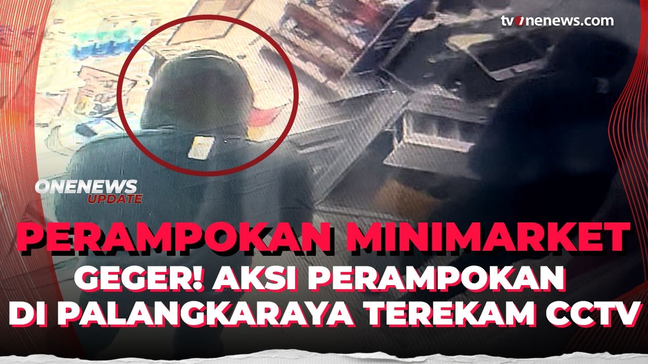 Aksi Perampok Minimarket Di Palangkaraya Tertangkap basah | OneNews Update