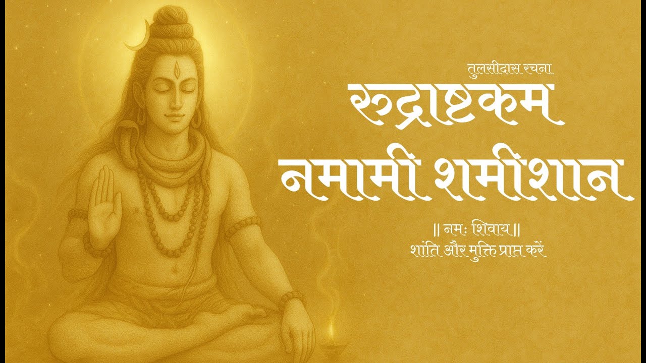 Rudrashtakam | Namami Shamishan | Peace & Liberation | Lyrics & Meaning | Somwar 2025|Aaradhana Awaz