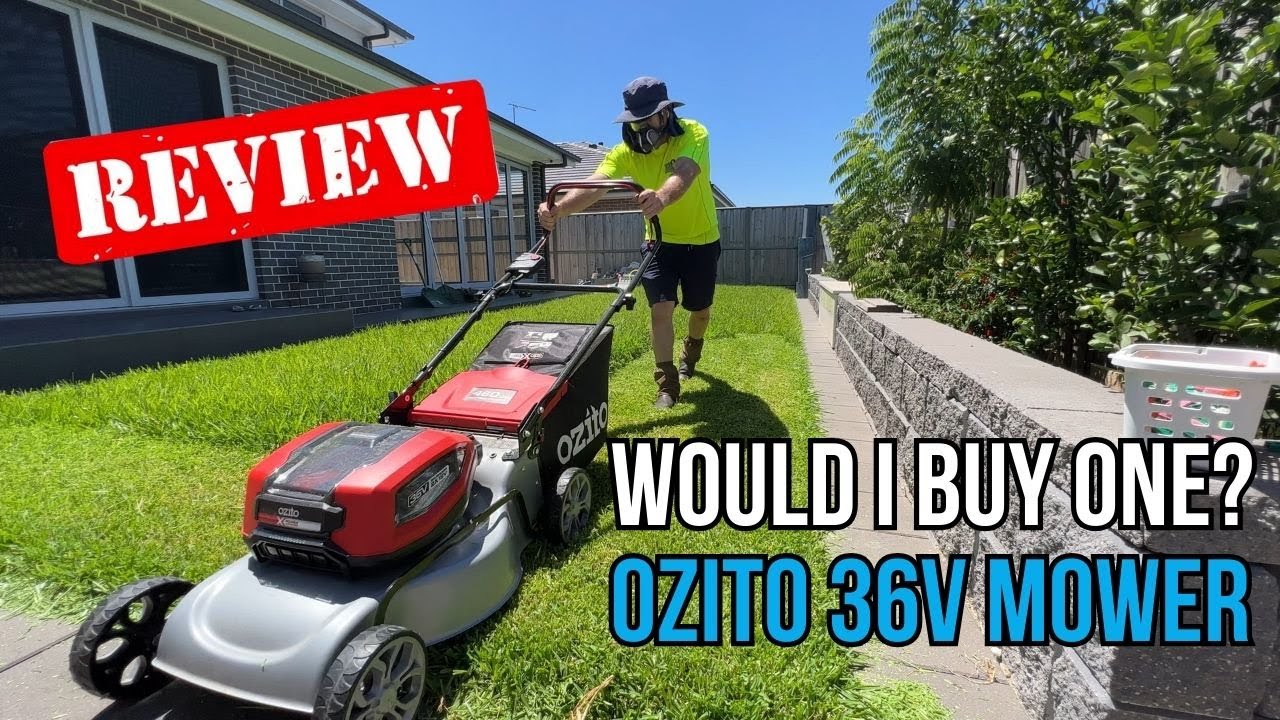 Обзор аккумуляторной газонокосилки Ozito PXC 36 В! У меня были ОЧЕНЬ низкие ожидания...