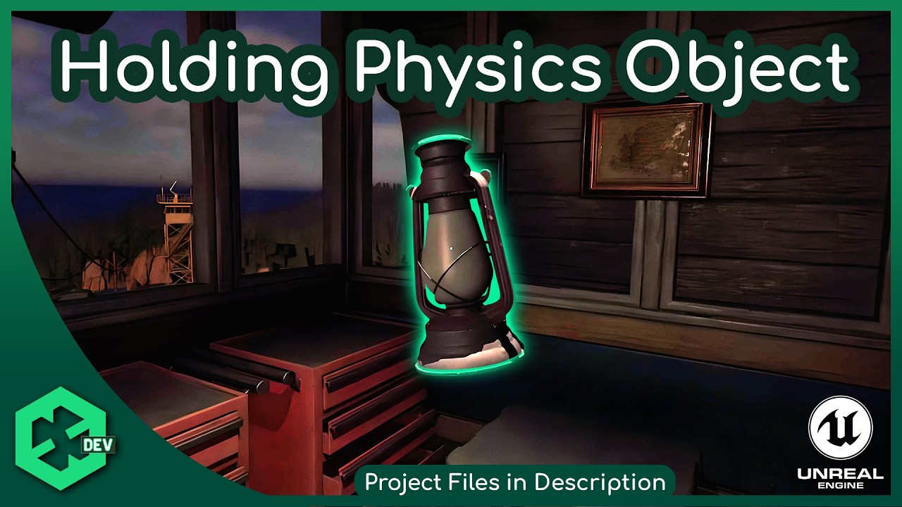 Holding Physics Objects in Unreal Engine 5