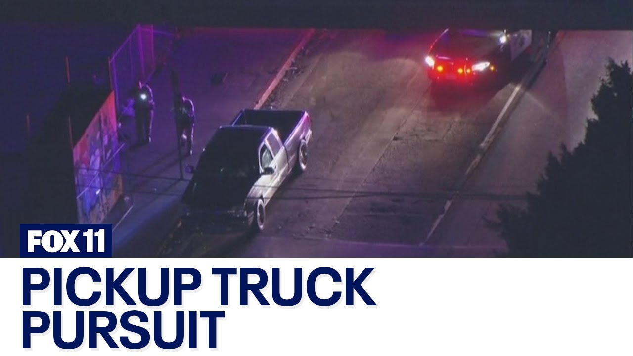Police chase alleged stolen vehicle near Gardena