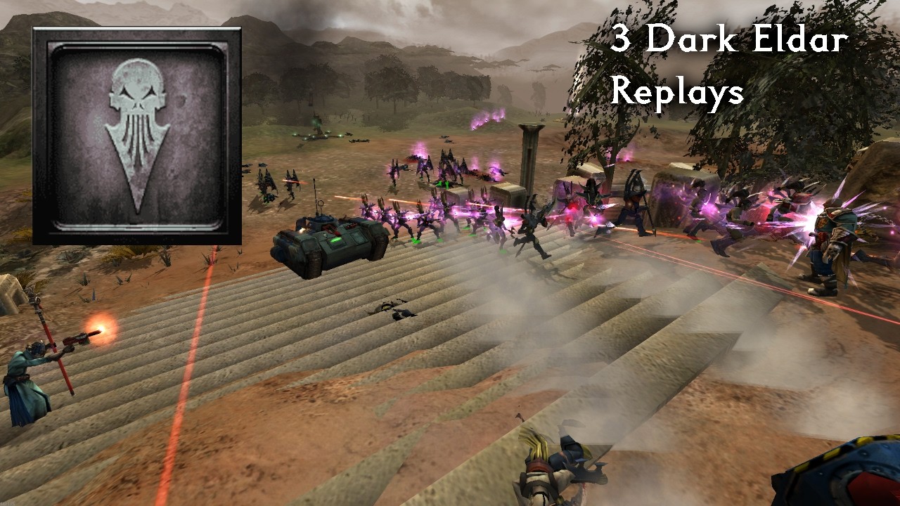 3 Dark Eldar Matches in the New Balance Patch in DoW:DE! | My Replays #3