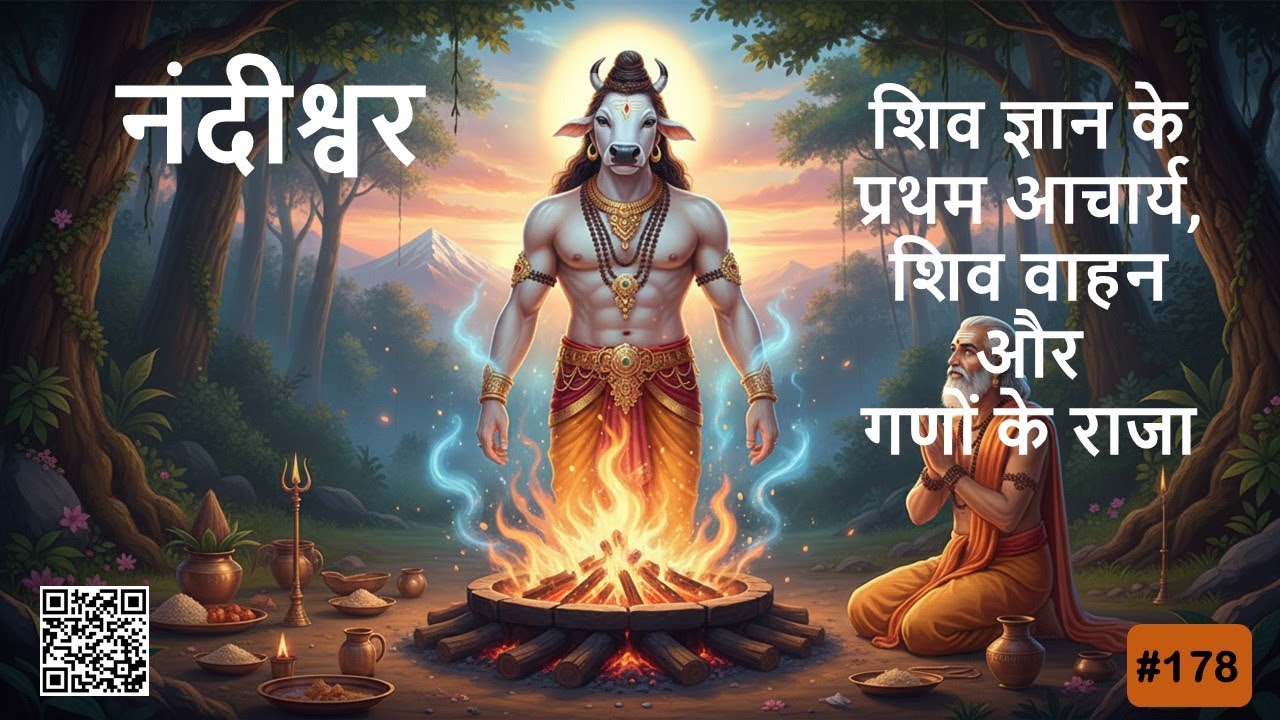 नंदीश्वर : शिव ज्ञान के प्रथम आचार्य और गणों के राजा | भारतीय धार्मिक कहानियाँ