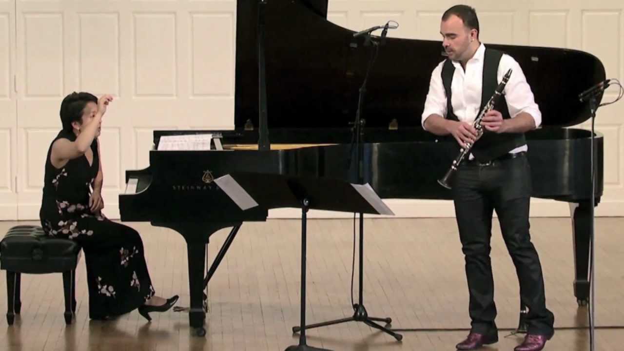 Fünf Bruchstücke (Ashley Smith - clarinet, Aura Go - piano, Jörg Widmann - composer)