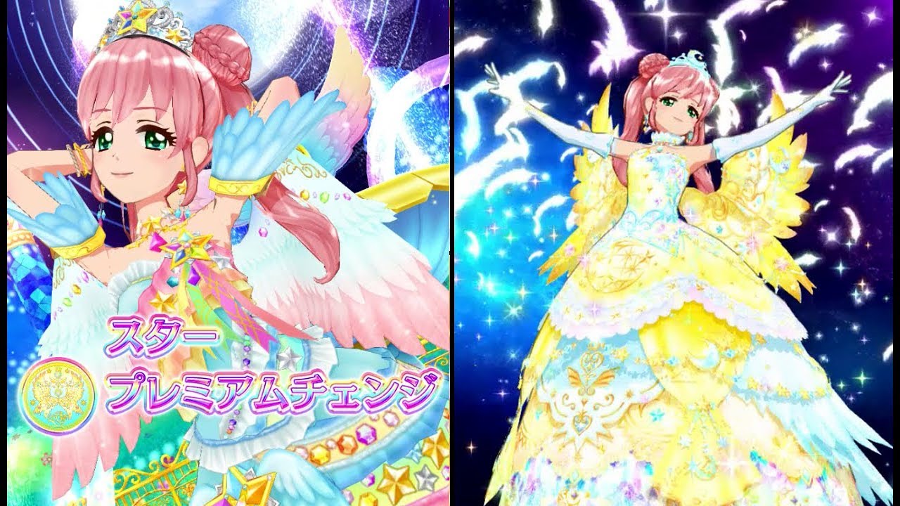 アイカツスターズ！マイキャラで「認定大会・ひめの月のドレスチャレンジ」・スターフェスティバルコーデ