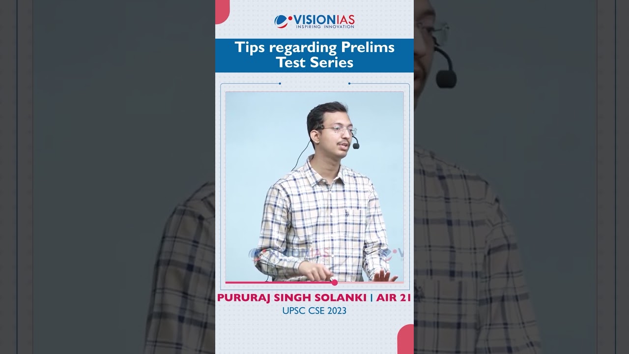 Toppers Tip | Pururaj Singh Solanki | AIR 21, UPSC CSE 2023 | Prelims Test Series