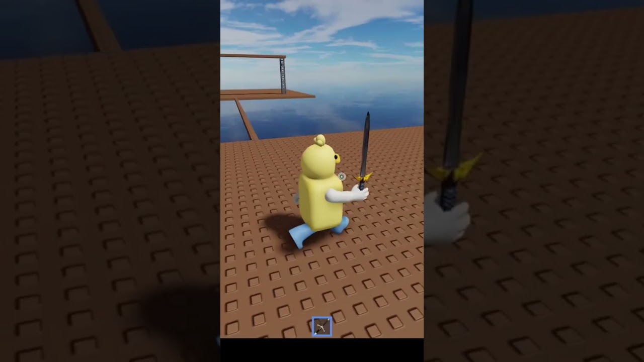 Roblox - Mobile Sword Fight: Do Not Turn Ever Your Back. 