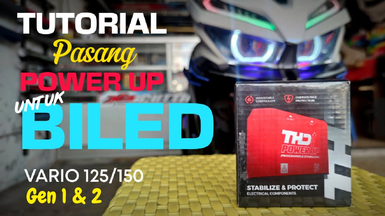 Cara pasang Power Up untuk Biled | Penjelasan fungsi Power Up Vario 125 / 150 New [Part 2]