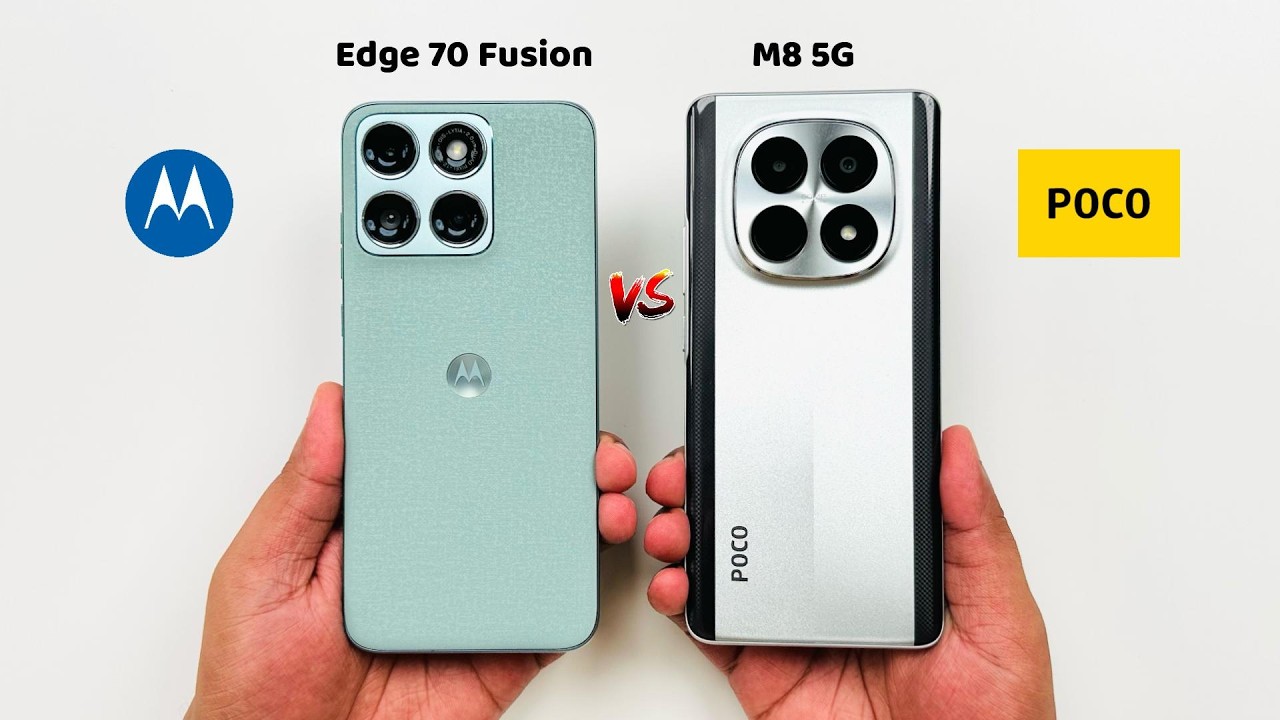 Test prędkości Motorola Edge 70 Fusion kontra Xiaomi Poco M8 5G