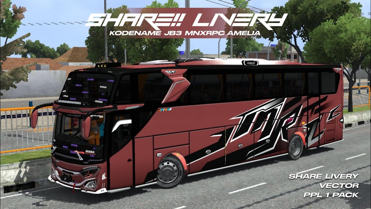 SHARE‼️LIVERY POLOSAN KODENAME JB3 MNXRPC FREE VECTOR & PPL